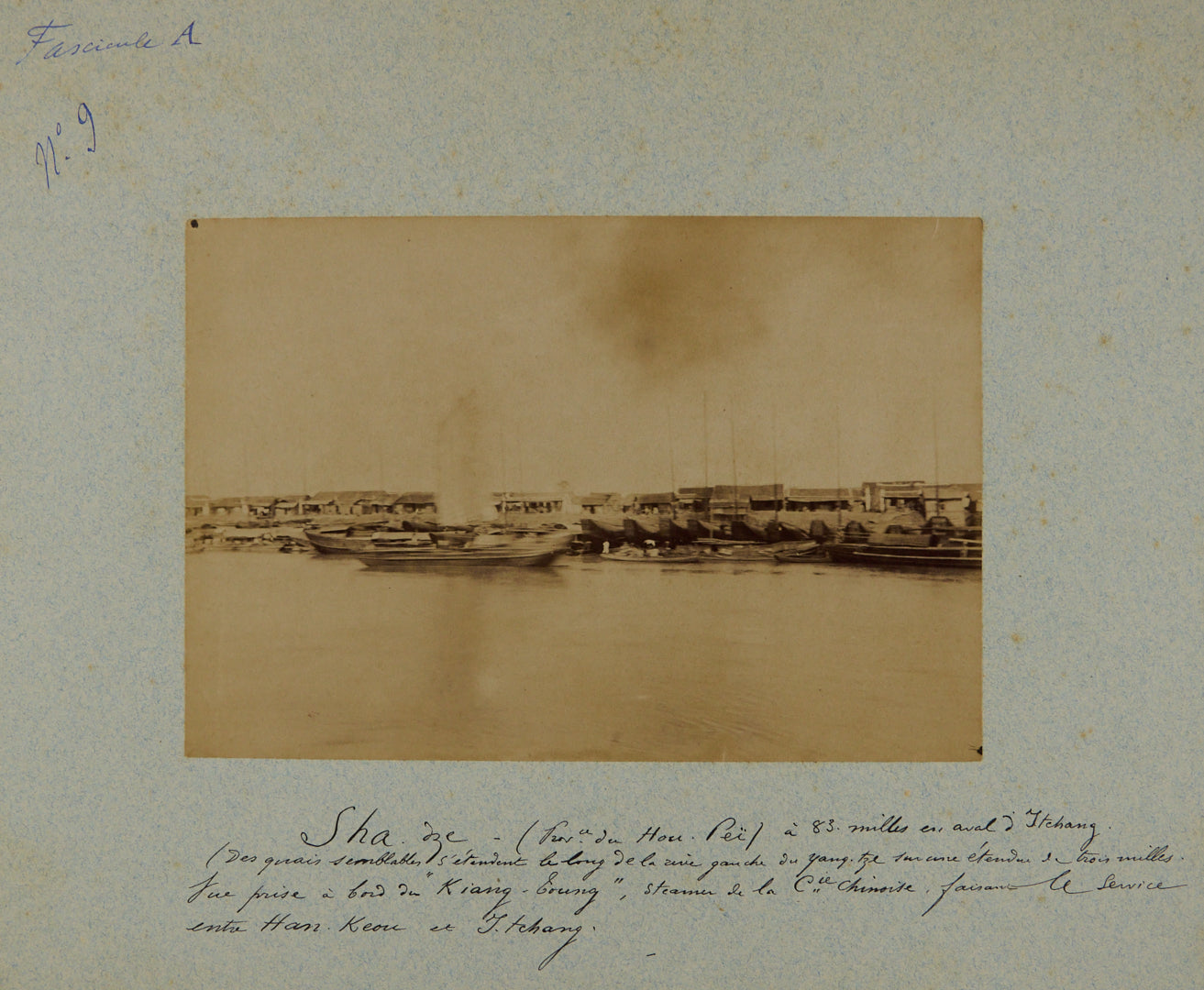ca. 1883 – 53 Albumen Prints by French General Albert D’Amade (1856-1941), Featuring Scenery Along the Yangtze River: Chongqing, Wuhan, Changsha, Yichang, Hankou, and More