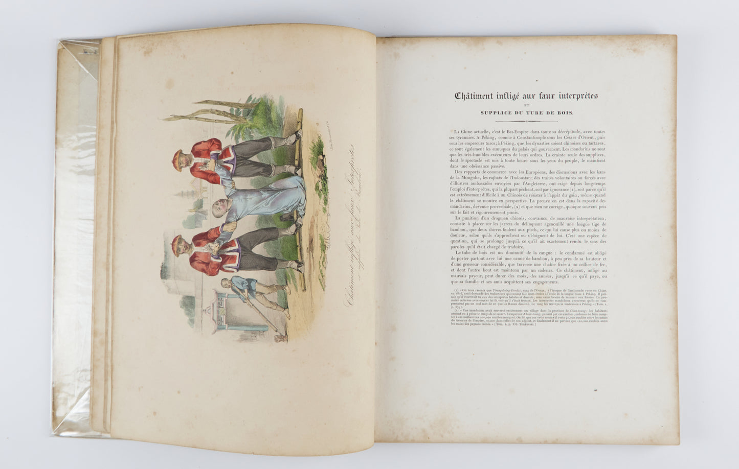 Album Chinois with 20 colored lithographic plates by Formentin