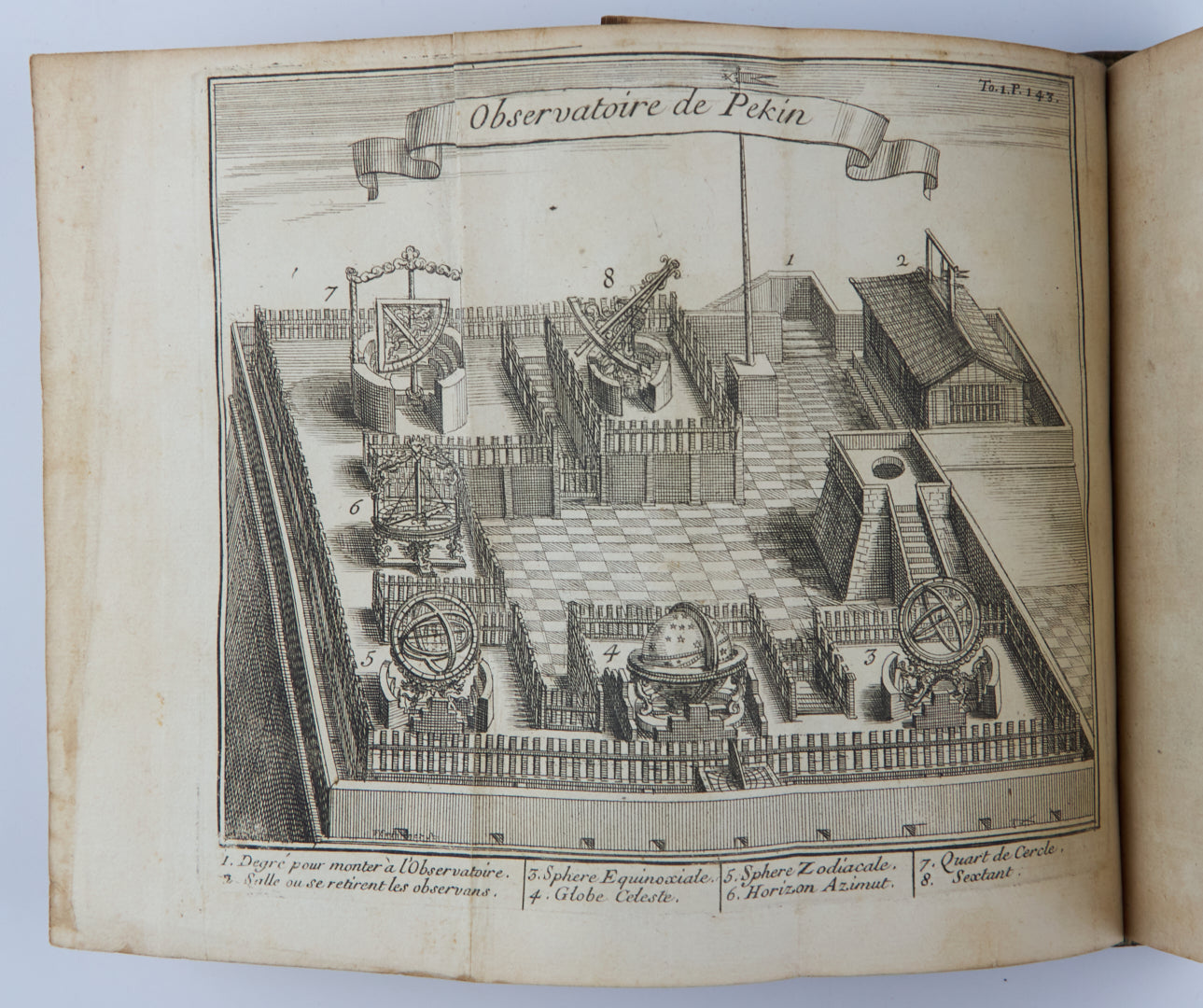 1696 Nouveaux mémoires sur l'état présent de la Chine 2 volumes