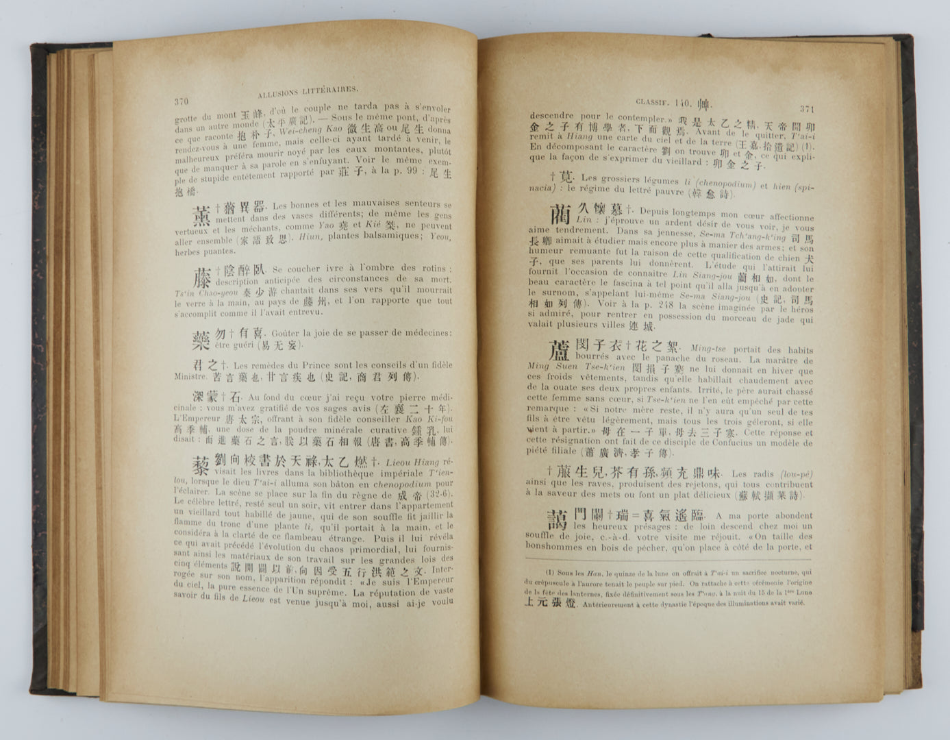 Allusions Litteraires. Premiere Fascicule. Vols. 1 & 2 Varietes Sinologiques No. 8 & 13