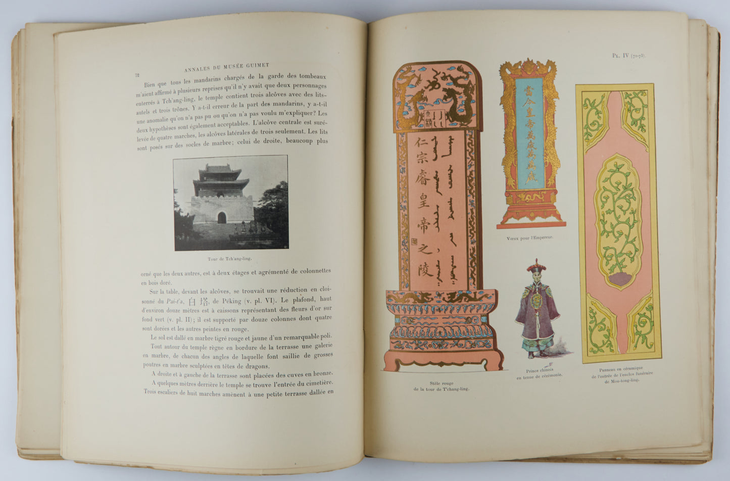 Si-ling : étude sur les tombeaux de l'Ouest de la dynastie des Ts'ing