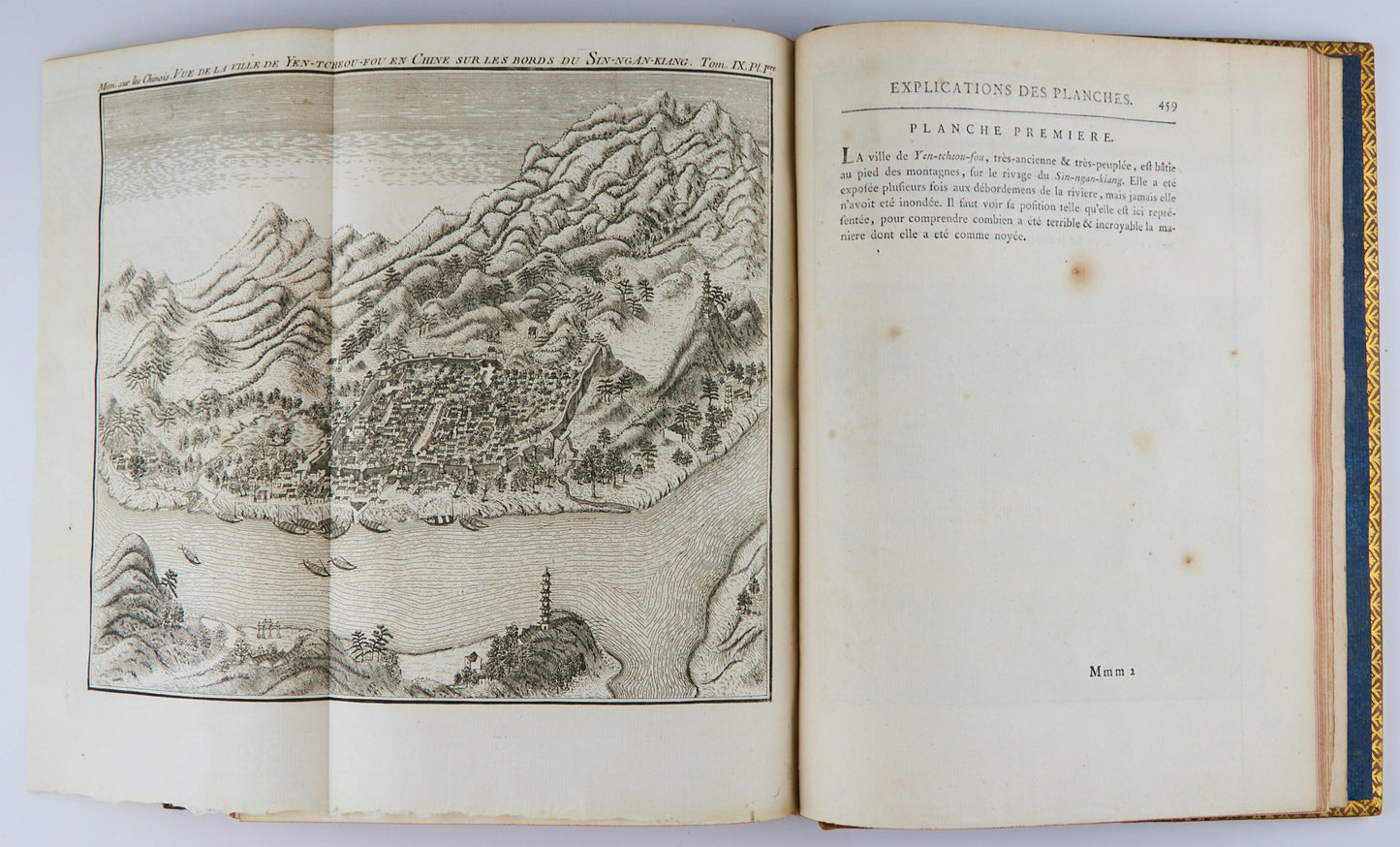 1776-1791 Memoires concernant l'histoire, les sciences, les arts, les moeurs, les usages, &c. des chinois (15 volume set)