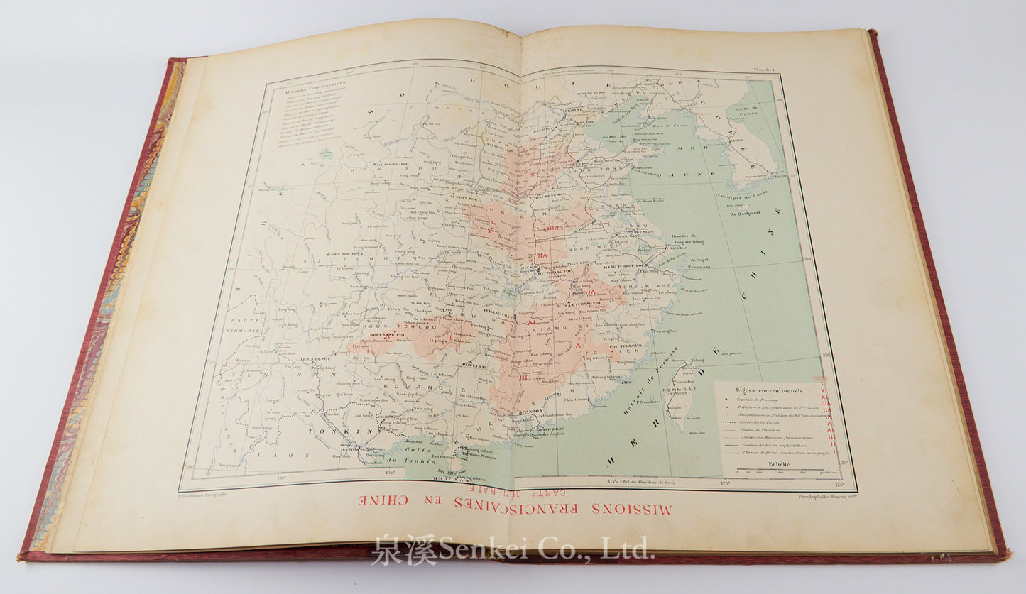 Atlas des missions Franciscaines en Chine