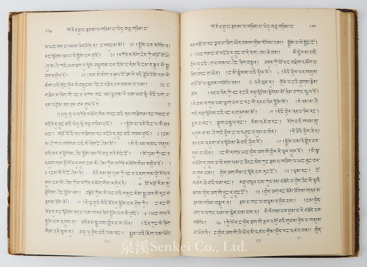 1885年藏文新約全書《藏文使徒行傳》《藏文新約書信與啟示錄》