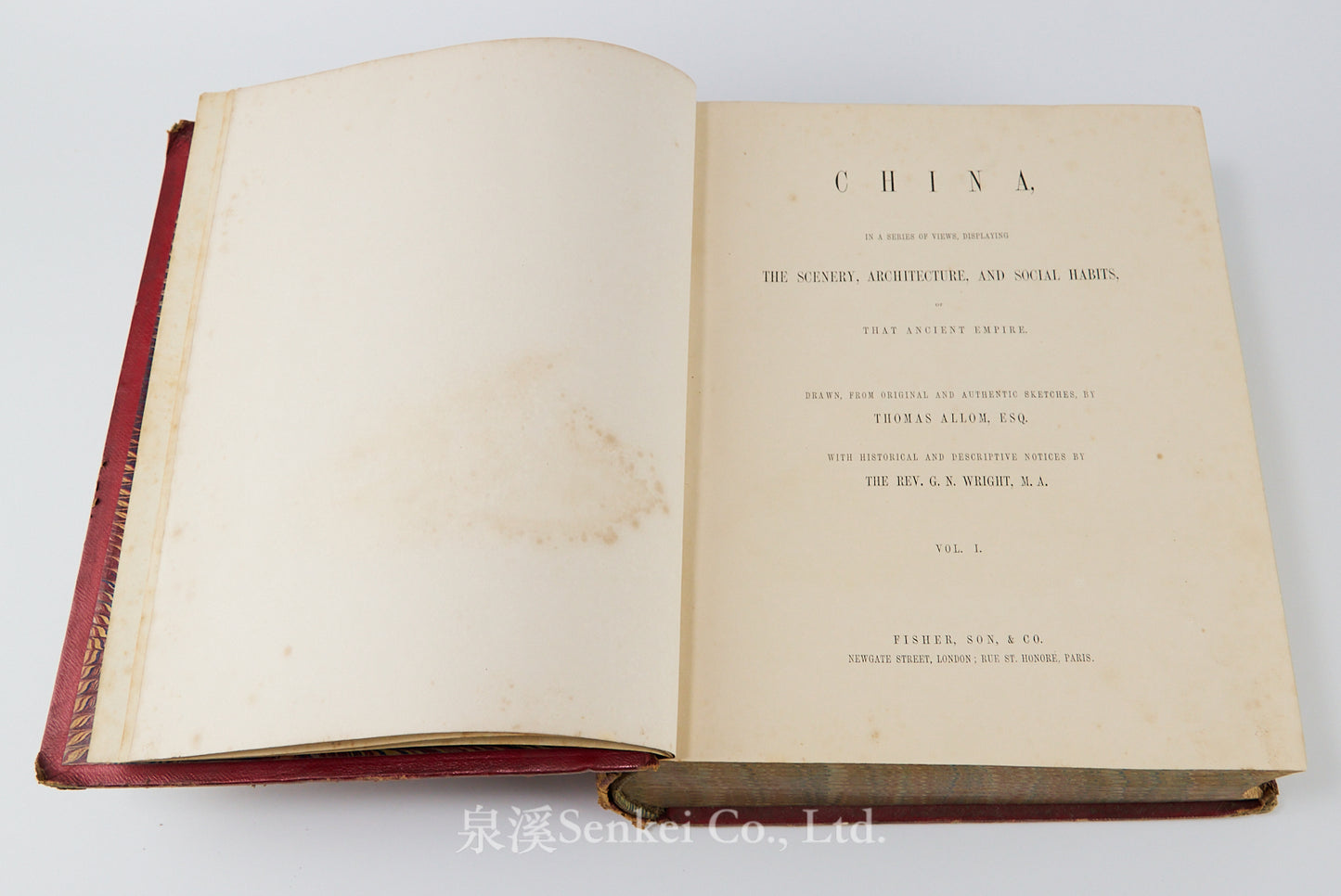 China: In a Series of Views, Displaying the Scenery, Architecture, and Social Habits, of That Ancient Empire 4 volumes bound in 1