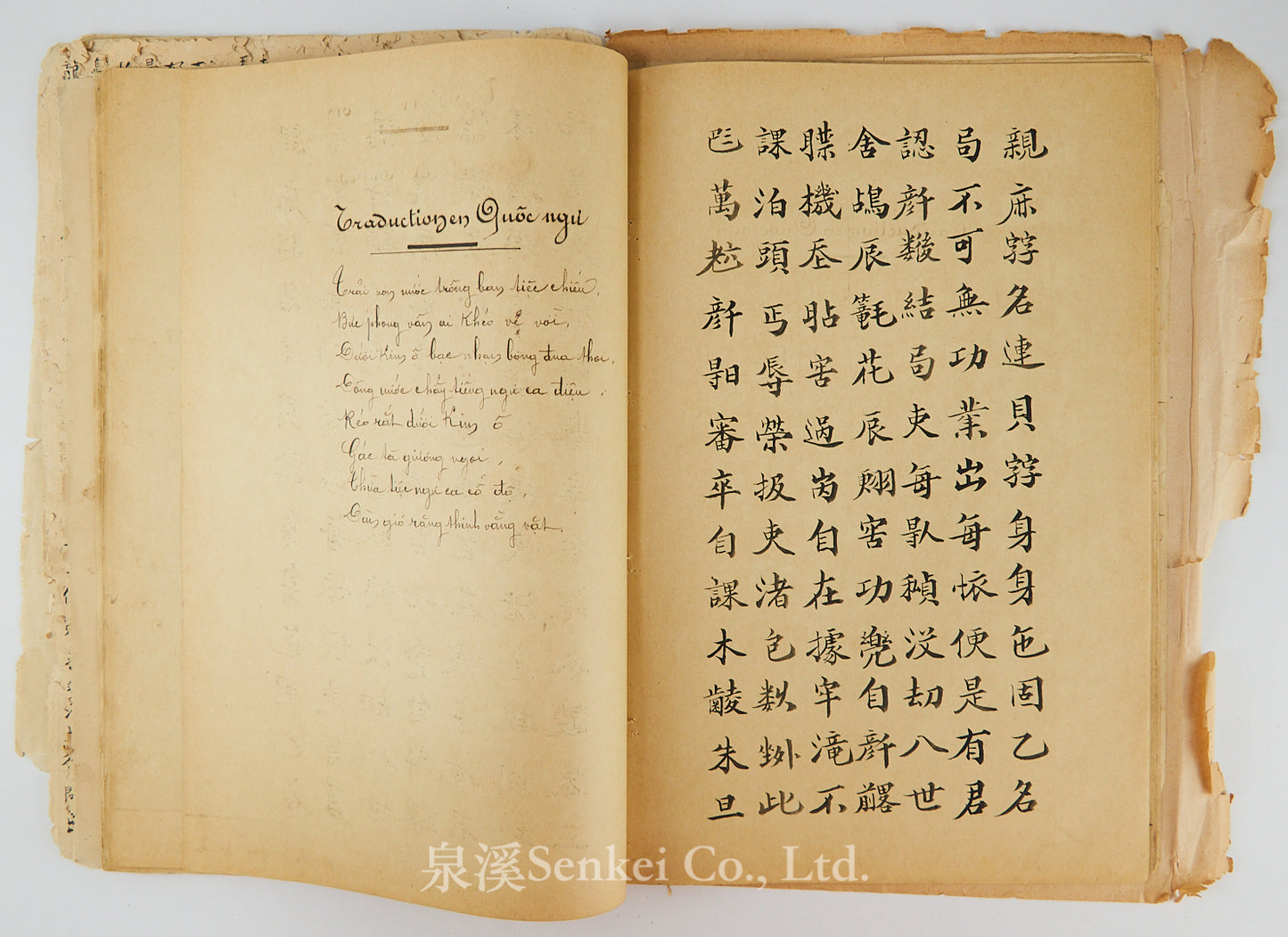 Ca. 1880 Manuscript of Les Instructions Familières du Dr. Tchou Pô-lou by Camille Imbault-Huart | Includes an Additional Chinese-French Vocabulary Manuscript