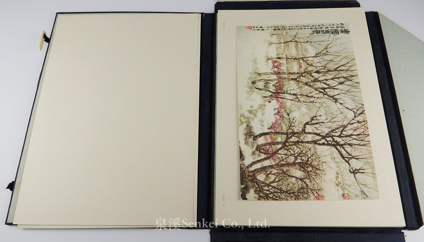 1962年《山河新貌》收錄傅抱石、錢松巖、宋文治、亞明、魏紫熙等名家作品40幅