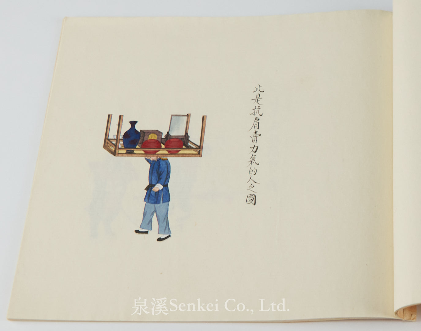 A Pair of Late Qing Chinese Albums of Fine Folk Paintings, Depicting Street Vendors, by Zhou Qiliang, Son of Zhou Peichun
