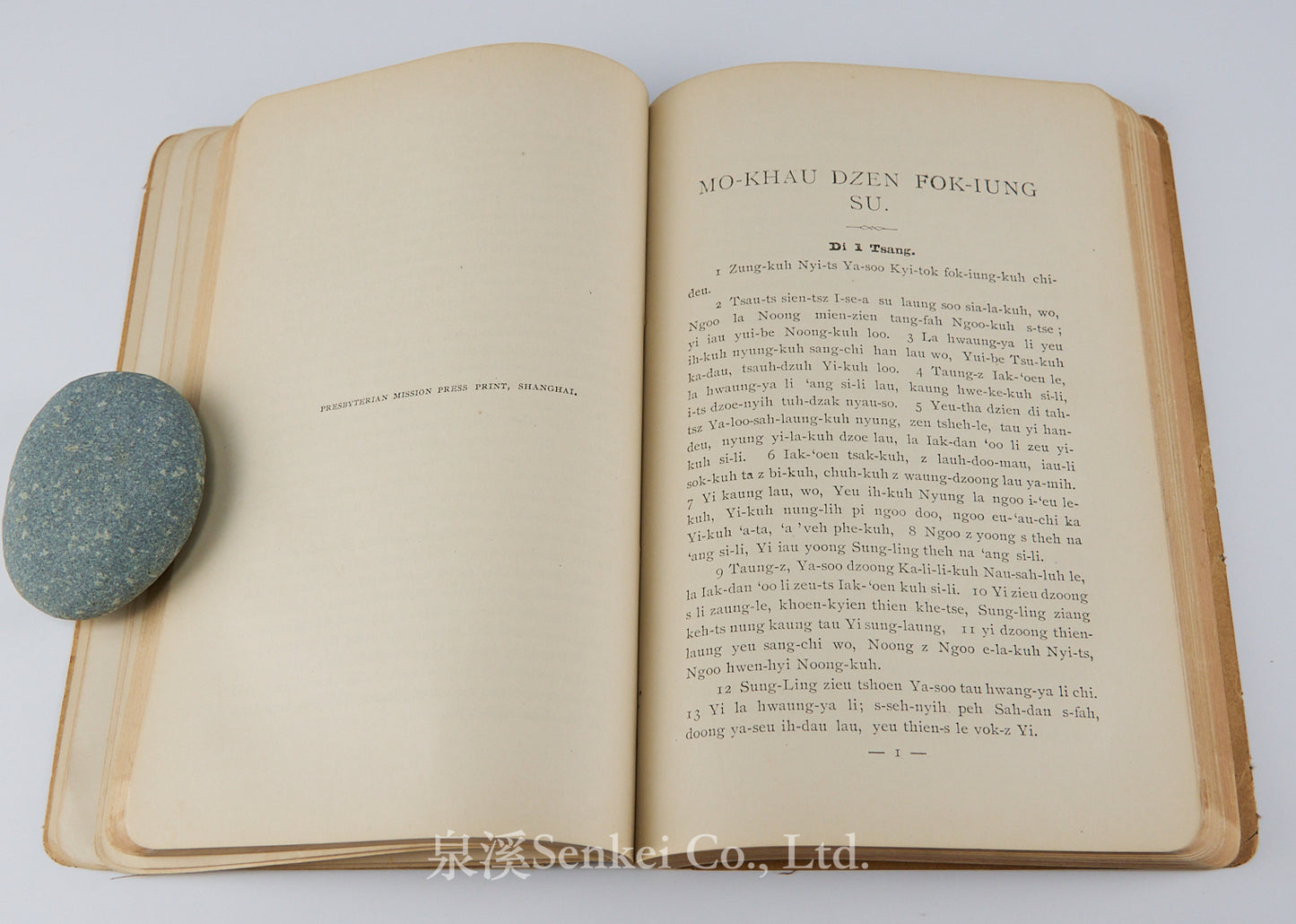 Sing iak s fok-iung su : Zaung-he Kheu-iung | The Four Gospels in Romanized Shanghainese 1905