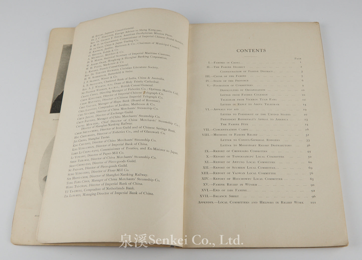 Report of the Central China Famine Relief Fund Committee 1906-1907 | North-China daily news and herald Ltd., Shanghai, 1907