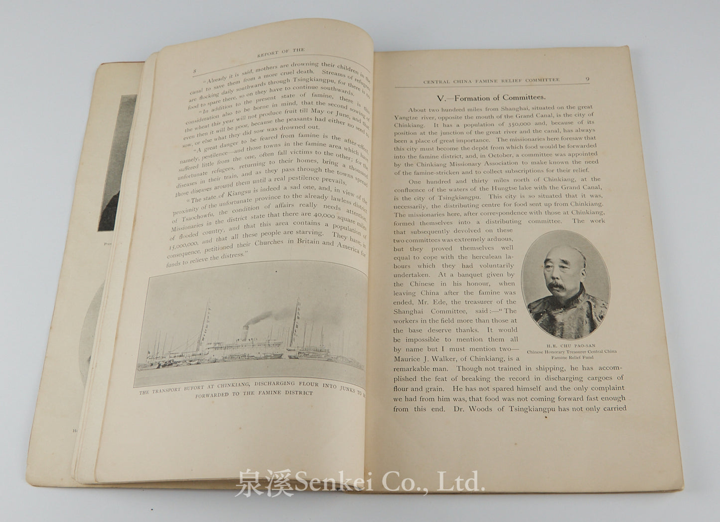 Report of the Central China Famine Relief Fund Committee 1906-1907 | North-China daily news and herald Ltd., Shanghai, 1907