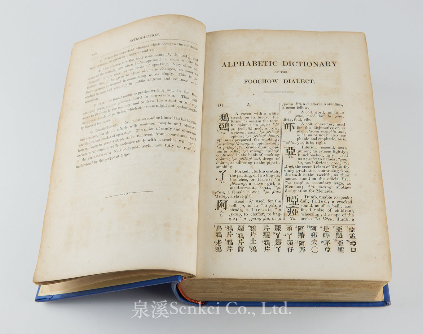 An alphabetic dictionary of the Chinese language in the Foochow dialect | Methodist Episcopal mission Press, Foochow 1870