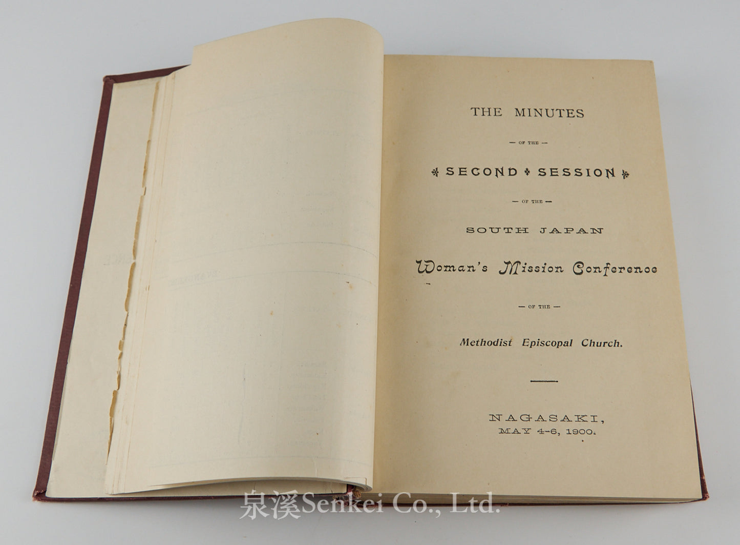 The Minutes of the South Japan Woman's Mission Conference of the Methodist Episcopal Church 1899-1908