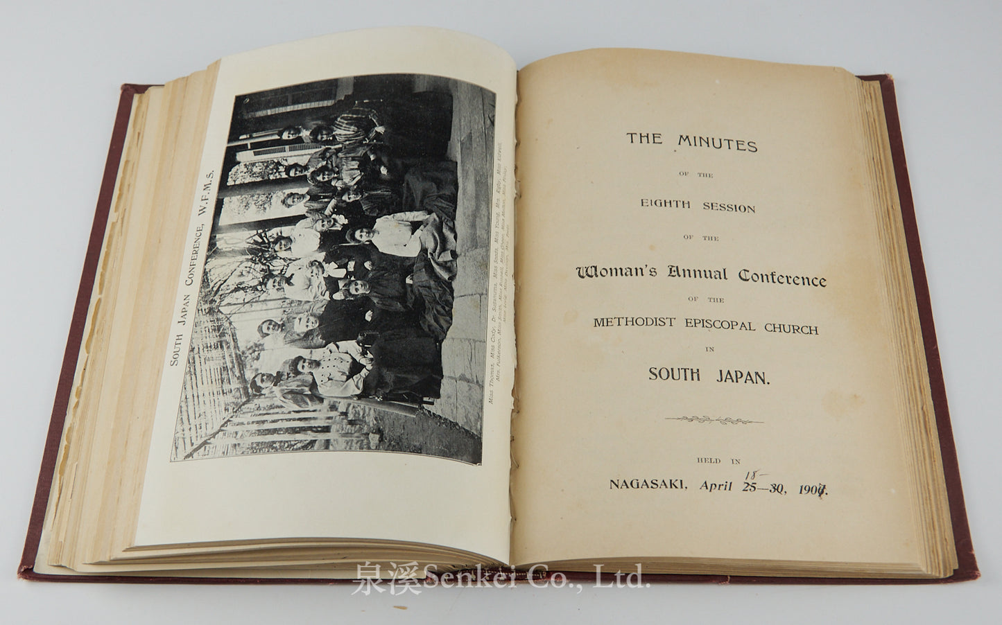The Minutes of the South Japan Woman's Mission Conference of the Methodist Episcopal Church 1899-1908