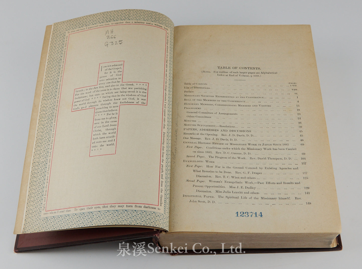 Proceedings of the General Conference of Protestant Missionaries in Japan : held in Tokyo, October 24-31, 1900, with extensive supplements
