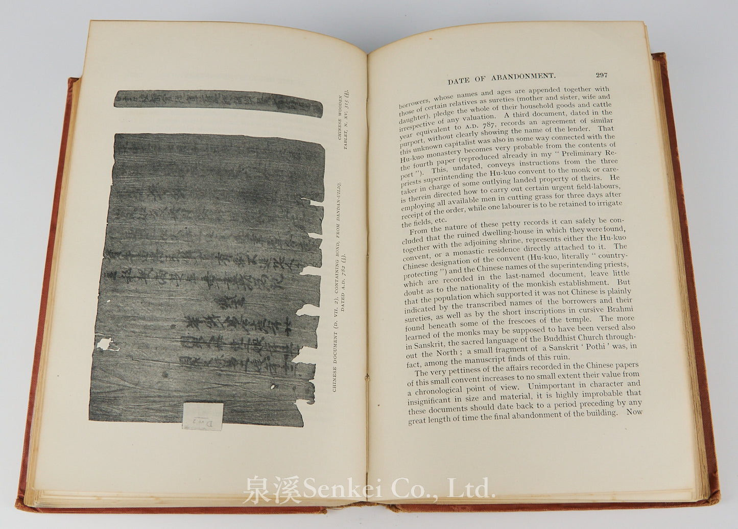 Sand-Buried Ruins of Khotan. Personal Narrative of a Journey of Archaeological and Geographical Exploration in Chinese Turkestan