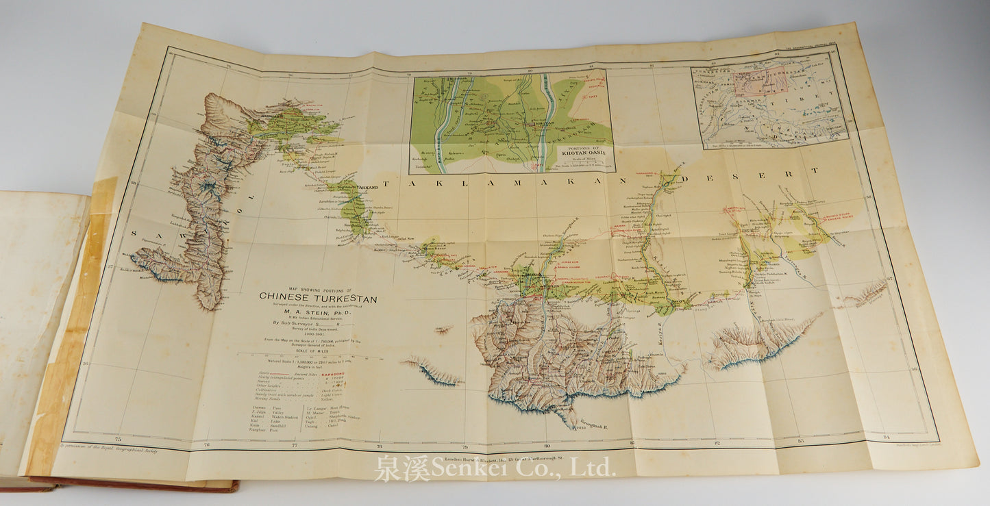 Sand-Buried Ruins of Khotan. Personal Narrative of a Journey of Archaeological and Geographical Exploration in Chinese Turkestan