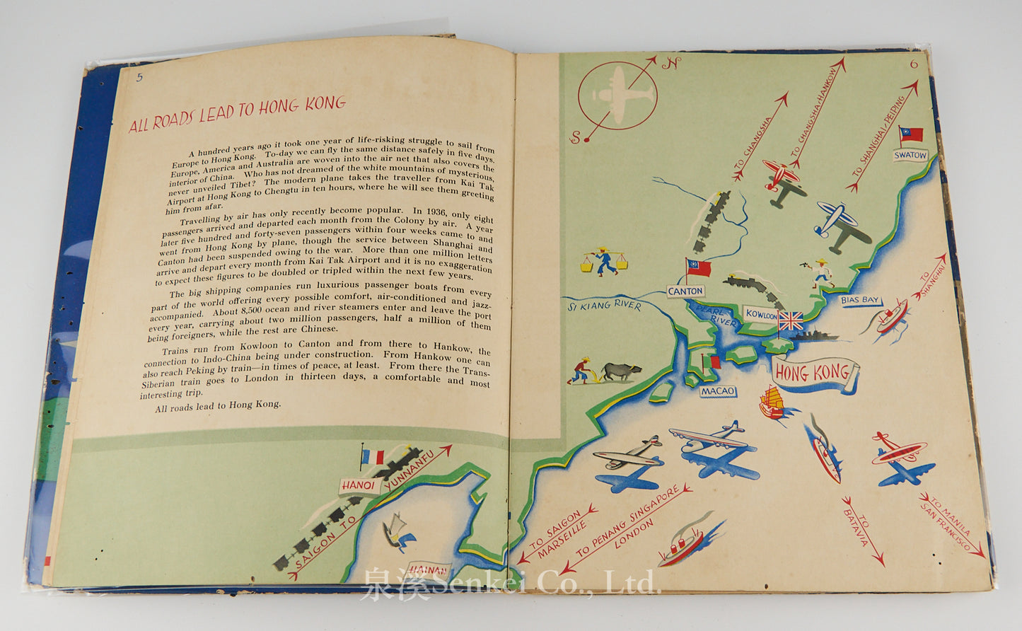 Hong Kong - Photographed and Depicted by Ellen Thorbecke, with Sketches by Schiff