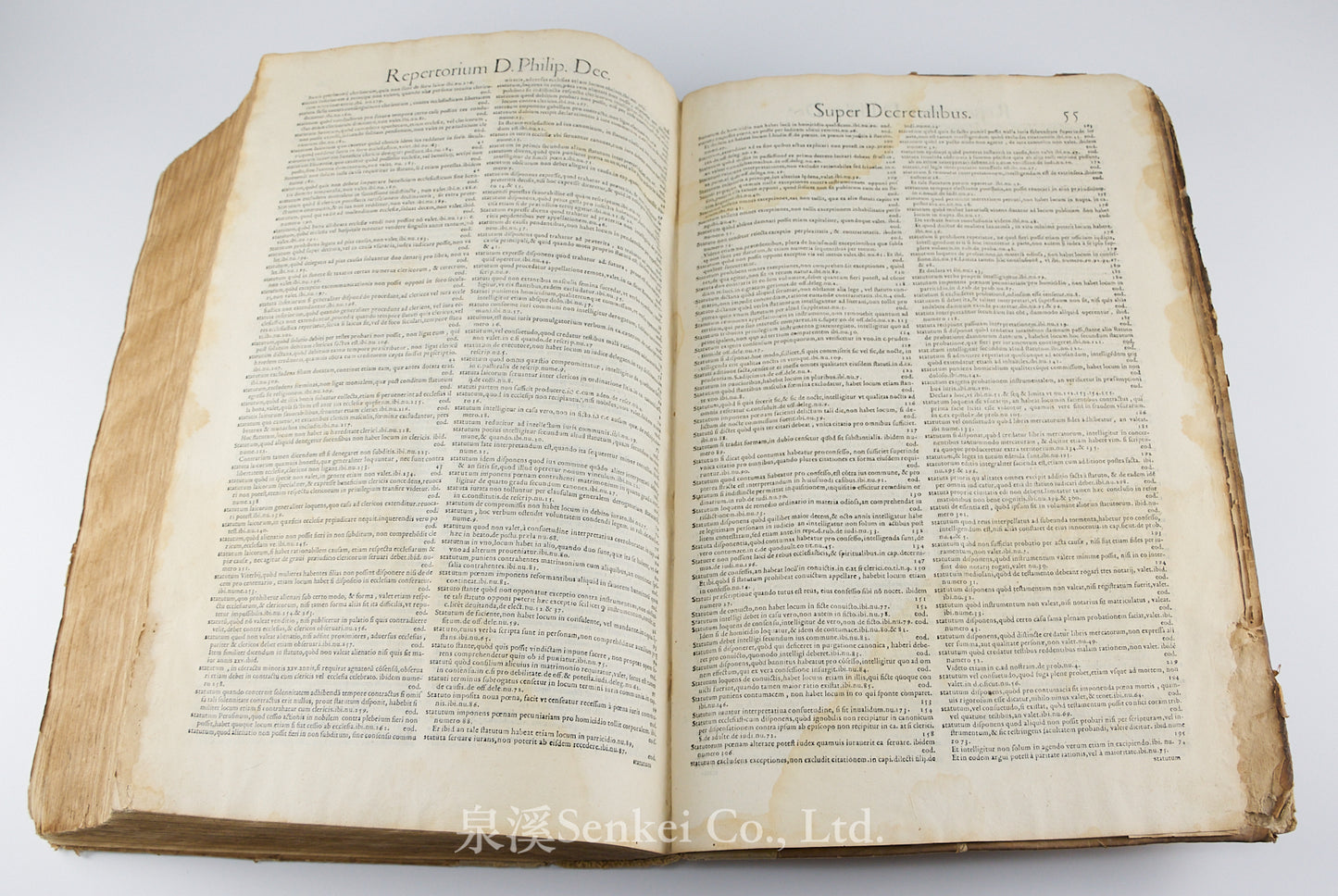 1576 Philippi Decii medioanensis iurisc. celeberrimi In Decretalium volumen perspicua commentaria : atque eiusdem lectura in titulum de privilegijs.