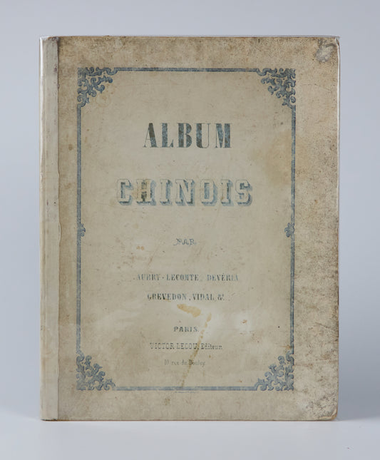 Album Chinois with 20 colored lithographic plates by Formentin
