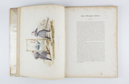 Album Chinois with 20 colored lithographic plates by Formentin