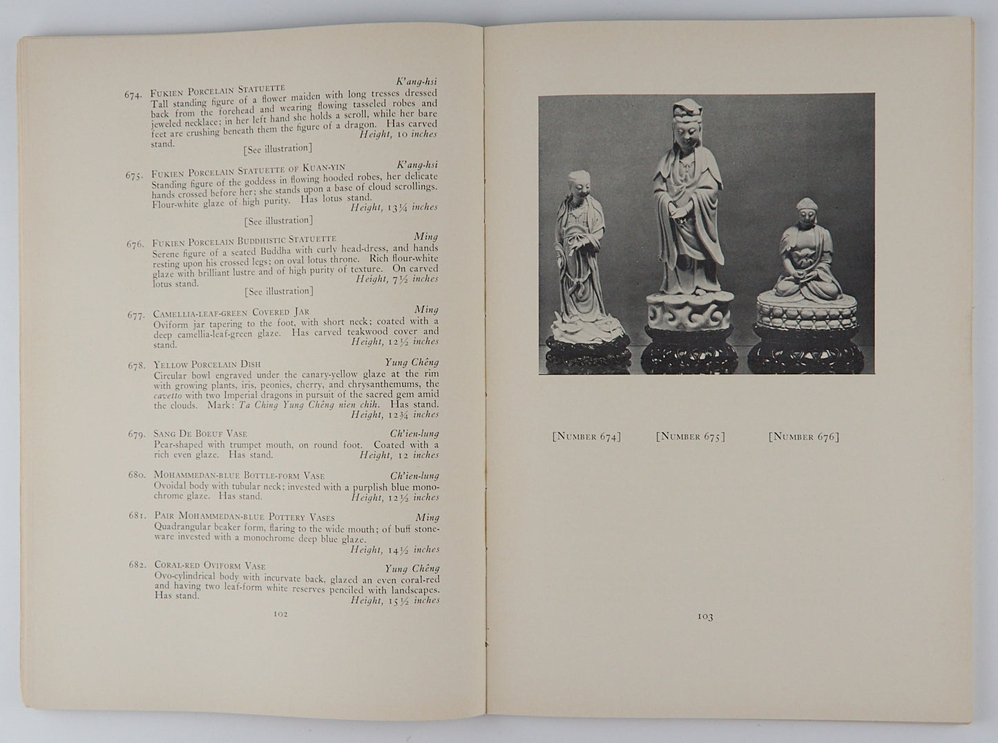 Chinese Art: Collection of Yamanaka & Company, December 4th to 7th, 1929