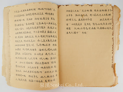 Ca. 1880 Manuscript of Les Instructions Familières du Dr. Tchou Pô-lou by Camille Imbault-Huart | Includes an Additional Chinese-French Vocabulary Manuscript