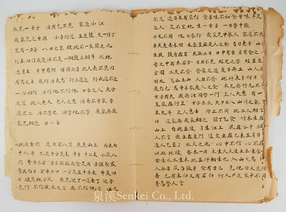 Ca. 1880 Manuscript of Les Instructions Familières du Dr. Tchou Pô-lou by Camille Imbault-Huart | Includes an Additional Chinese-French Vocabulary Manuscript