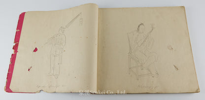 19th Century Canton Export Album – 120 Original Drawings of Street Vendors