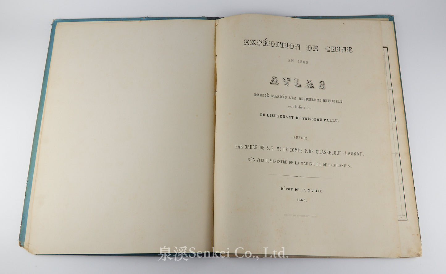 Expédition de Chine en 1860 : atlas dressé d'après les documents officiels sous la direction du lieutenant de vaisseau Pallu, 1863