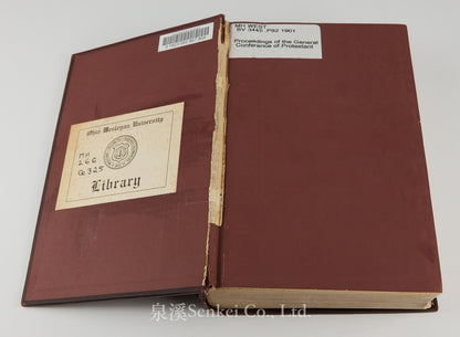Proceedings of the General Conference of Protestant Missionaries in Japan : held in Tokyo, October 24-31, 1900, with extensive supplements