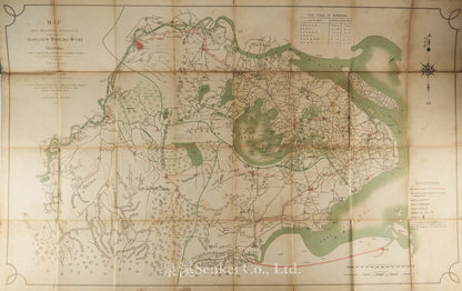 Map of the Shooting Districts lying between Hangchow-Nanking-Wuhu and Shanghai. Compiled from the Best Authorities with numerous additions 1884-5-6, 1898, 1901-2-3-4 by the late Fred Mann