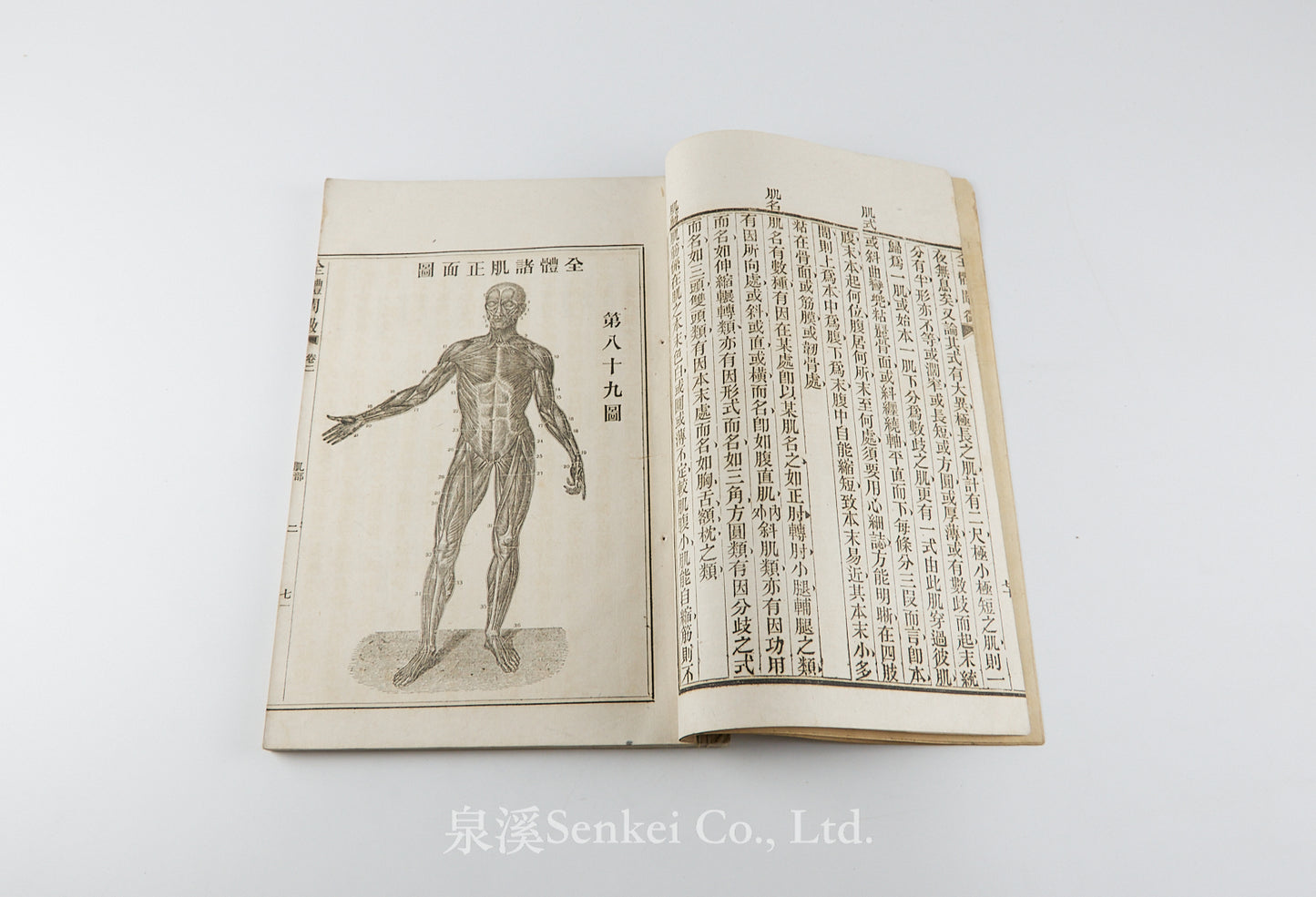 Quan Ti Chan Wei 全體闡微 [Anatomy descriptive and surgical in six volumes] 福州聖教醫舘, Foochow, 1881