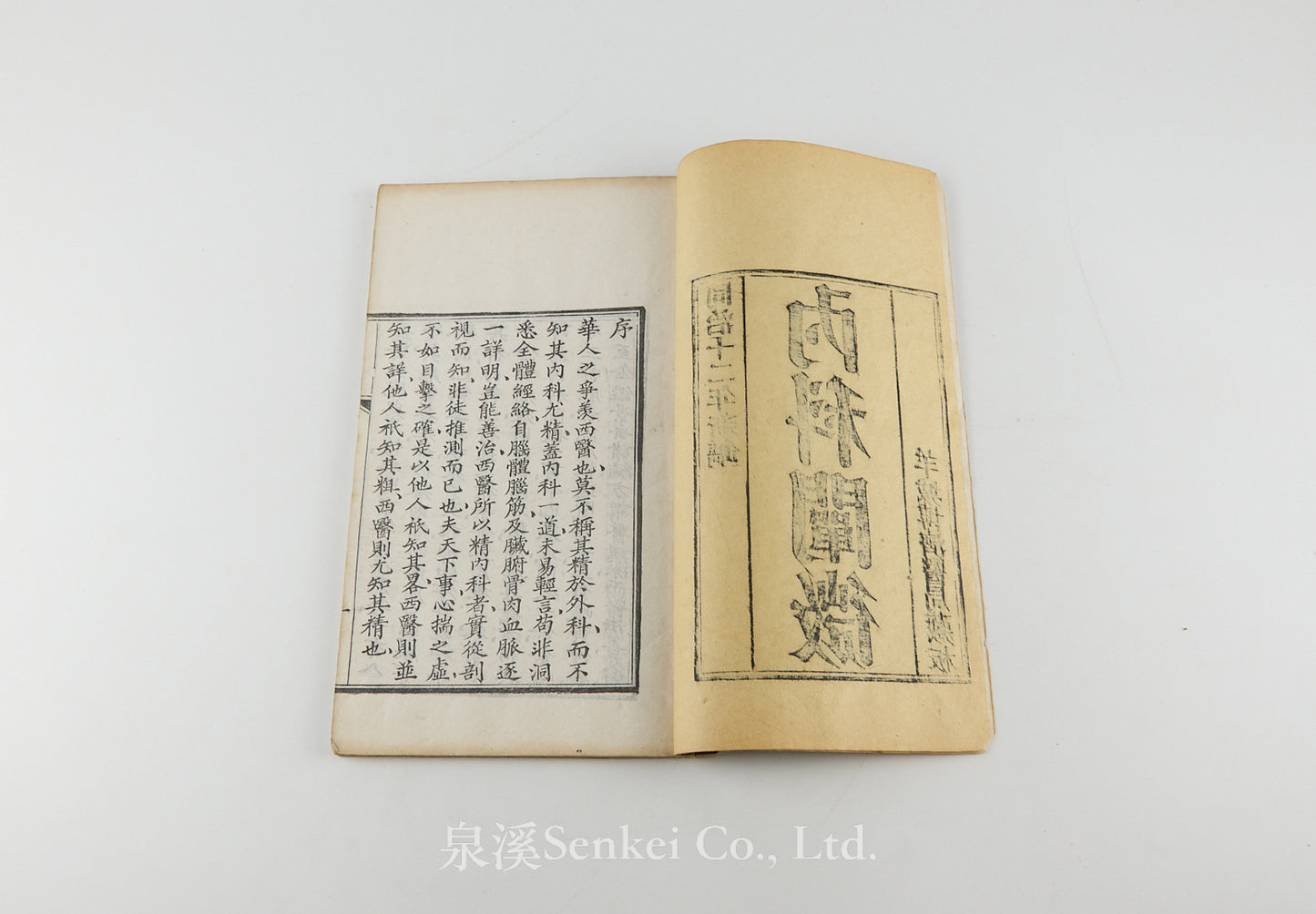 Neike Chanwei 內科闡微 [The Essentials of Internal Medicine in Chinese] 羊城博濟醫局藏板, 1873