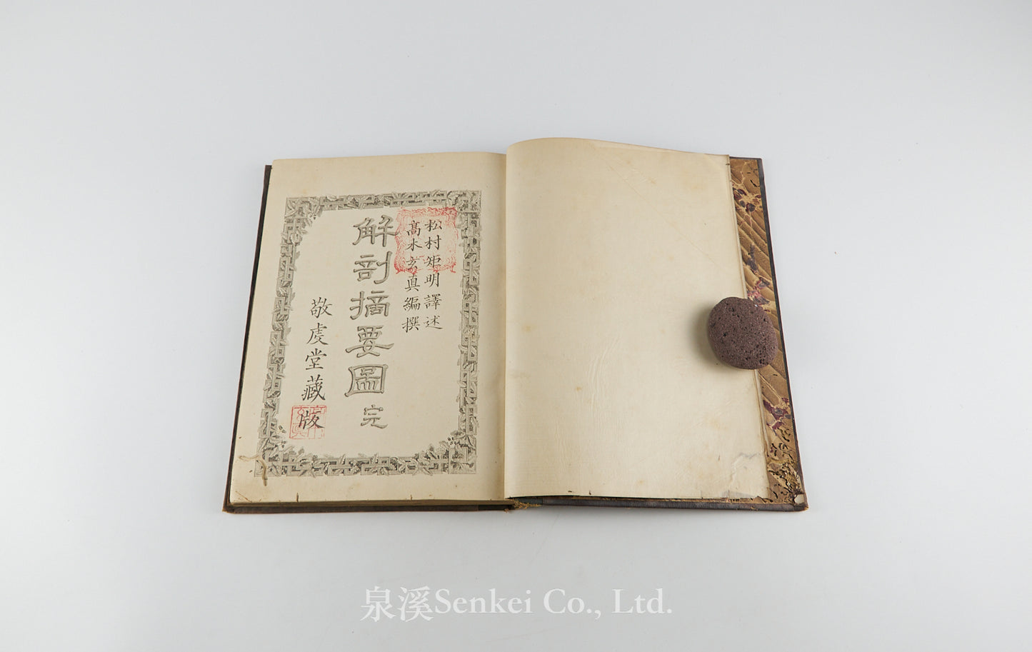 Kaibo Tekiyo 解剖摘要, 解剖摘要圖 [Outline of Anatomy] 敬虔堂藏版, 1876