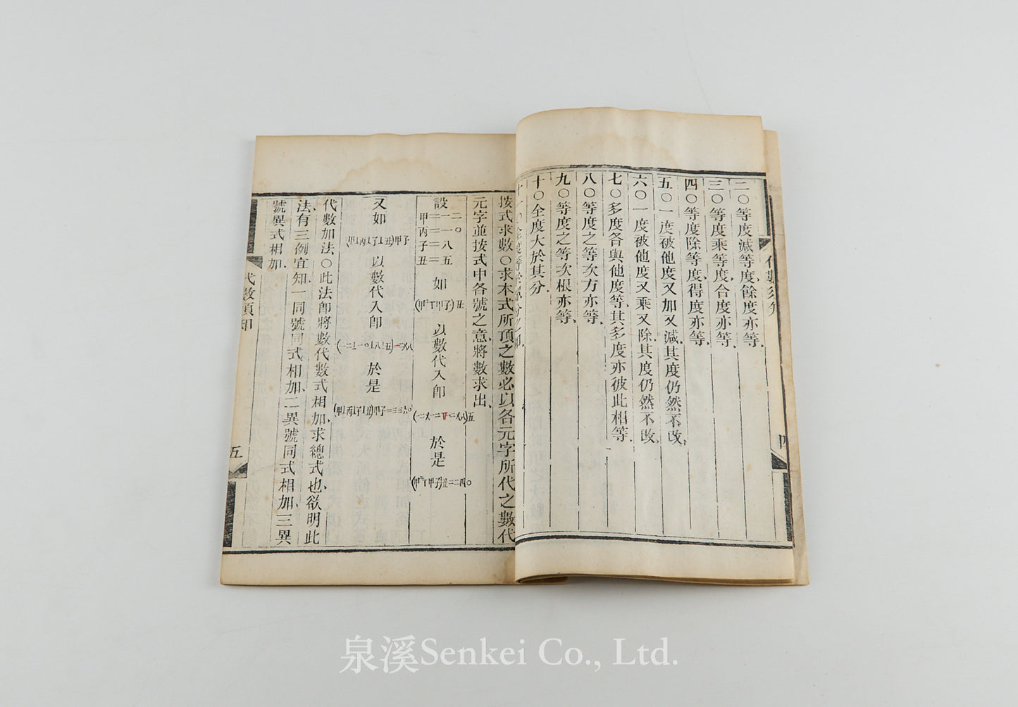 Dai Shu Xu Zhi 代數須知 [Essentials of Algebra] Shanghai, 1887