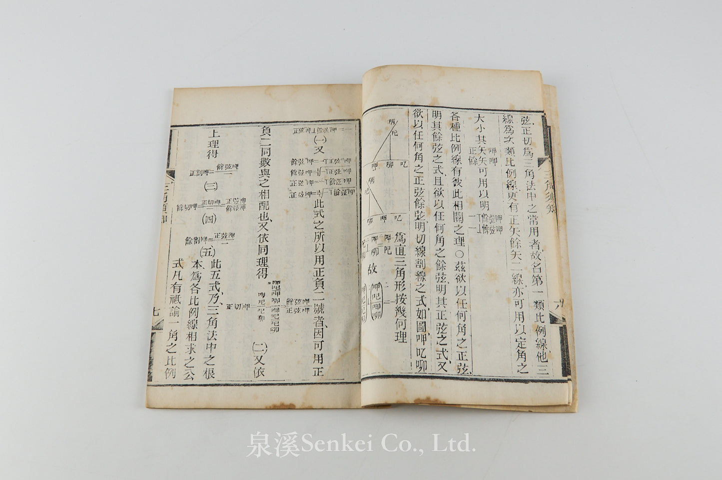 San Jiao Xu Zhi 三角須知 [Essentials of Trigonometry] Shanghai, 1888