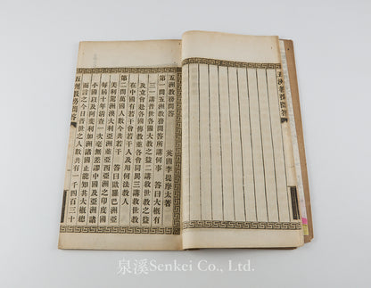 Wuzhou Jiaowu Wenda 五洲教務問答 [Religions of the World] 上海美華書館, 1902