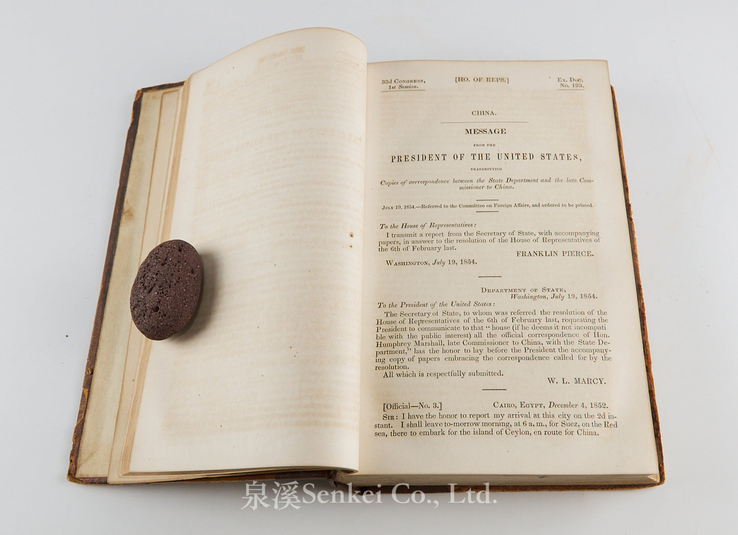 Executive Documents of the House of Representatives, 33rd Congress [China Section: H-Doc. 123].1854