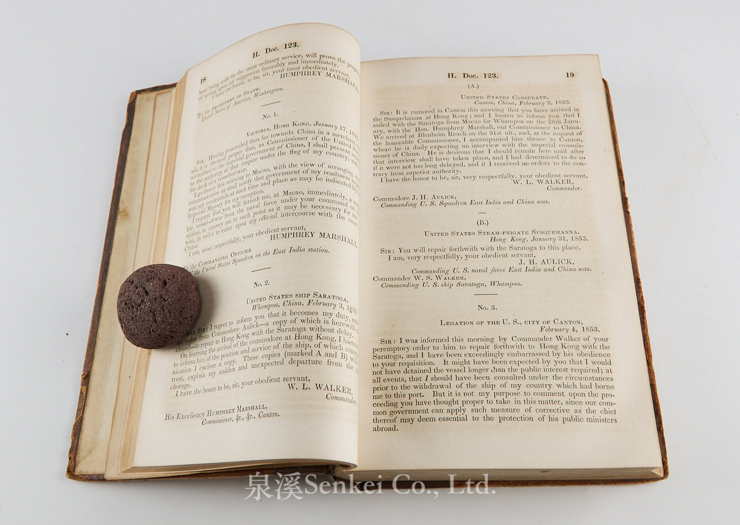 Executive Documents of the House of Representatives, 33rd Congress [China Section: H-Doc. 123].1854