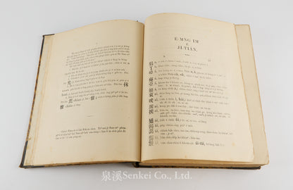 Ē-MN̂G IM Ê JĪ-TIÁN 廈門音個字典 [Dictionary of the Amoy Dialect] Amoy, 1894