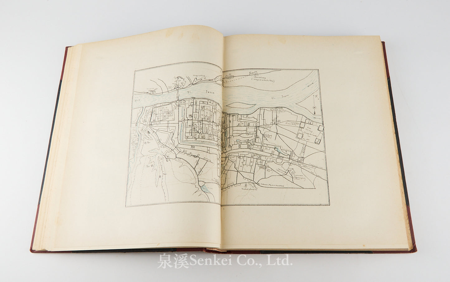Hoang ho--Pai ho : comptes rendus de dix années (1914-1923) de séjour et d'exploration dans le bassin du fleuve Jaune, du Pai ho et des autres tributaires du golfe du Pei Tcheu ly 黃河流域十年實地調查記 1914-1923