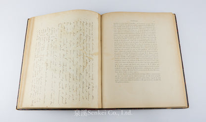 Fauvel, Albert A. — [Author’s Copy] Les séricigènes sauvages de la Chine, with Original Drawings, Watercolors, Silkworm, Cocoon, and Silk Specimens, and Authorial Additions