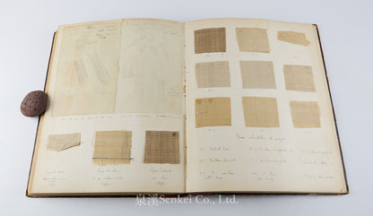 Fauvel, Albert A. — [Author’s Copy] Les séricigènes sauvages de la Chine, with Original Drawings, Watercolors, Silkworm, Cocoon, and Silk Specimens, and Authorial Additions