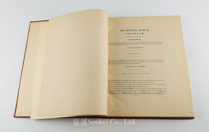 Notitia linguae Sinicae 漢語札記, Malaccae, 1831