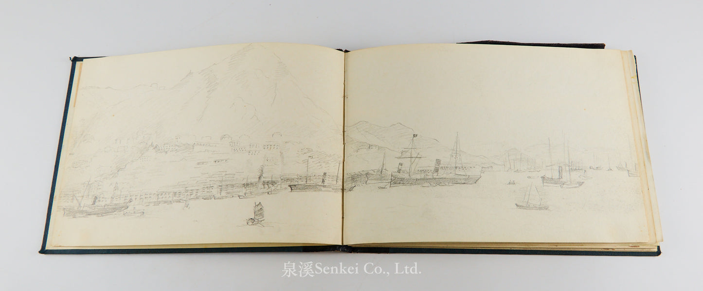 Archive of Max Goebel (古貝爾), Belgian Consul-General in Shanghai, with Qing Imperial Double Dragon Order Certificate, Diary, Sketchbook, and Late Qing Consular Papers