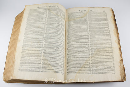 1576 Philippi Decii medioanensis iurisc. celeberrimi In Decretalium volumen perspicua commentaria : atque eiusdem lectura in titulum de privilegijs.