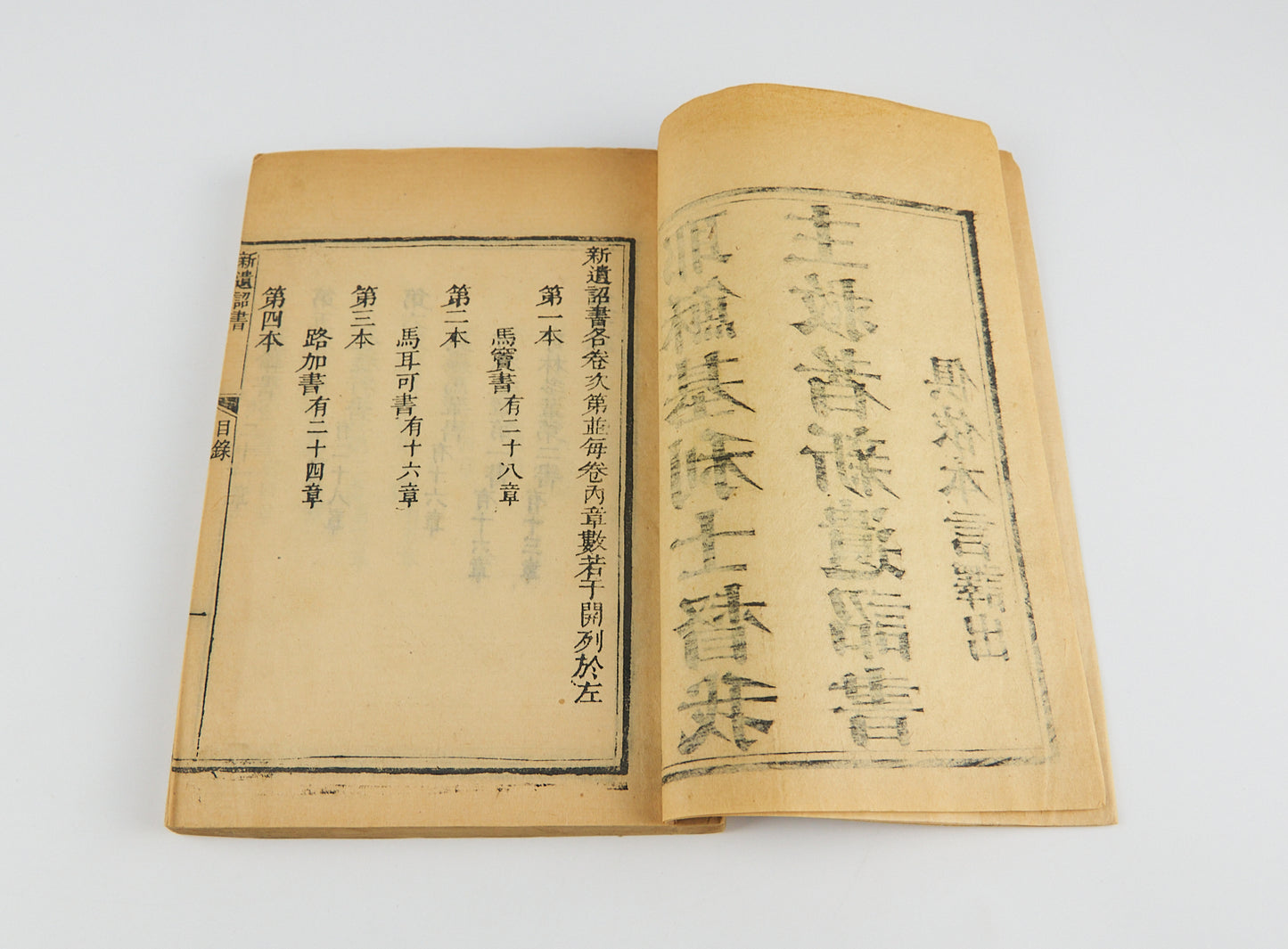 耶穌基利士督我主救者新遺詔書 [New Testament in High Wenli Chinese]. Translated by Robert Morrison (馬禮遜). Canton, ca. 1815. 8 vols.